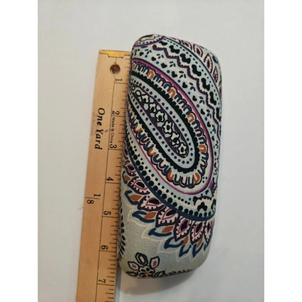 Authentic Vera Bradley Venetian Paisley Hard Shell Eyeglasses & Sunglasses Case